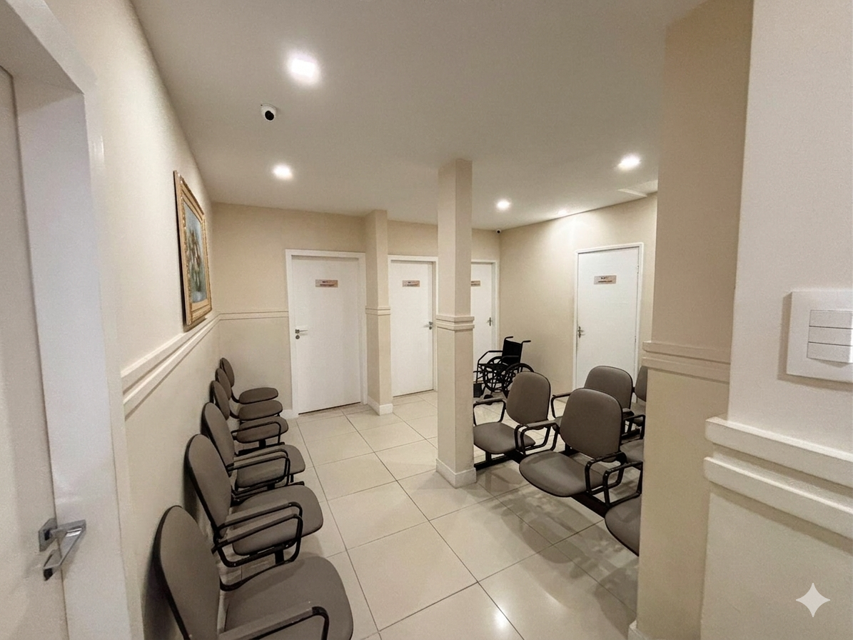 Sala de espera da Clínica Septem
